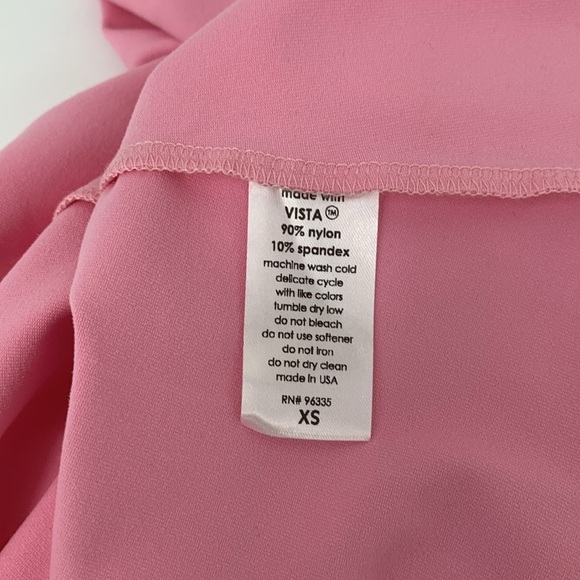 Susana Monaco racerback tank shirt top jersey knit stretch ballerina pink new XS - Picture 5 of 5